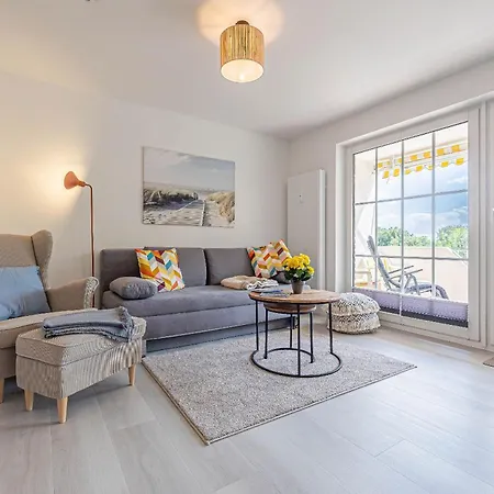 Fewo1846 - Strandresidenz Wassersleben Suedblick App 689 - Komfortables Mit Balkon Und Meerblick Apartment